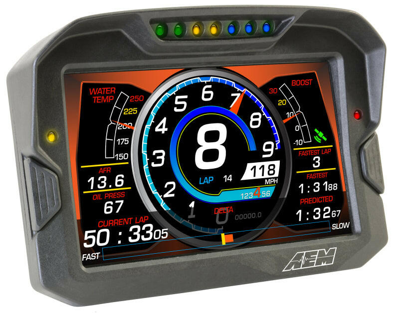 AEM CD-7 Non Logging Race Dash Carbon Fiber Digital Display (CAN Input Only) Gauges AEM