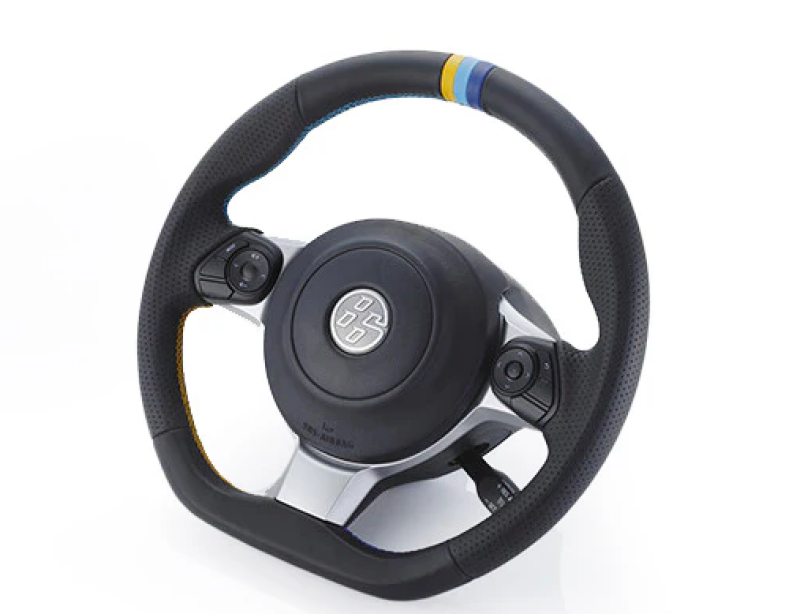 GReddy All-Leather Steering Wheel w/ TRUST 3 Colored Stitching for ZN6 / ZC6 Steering Wheels GReddy