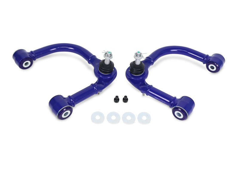 SuperPro 05-23 Toyota Tacoma 4WD Front Upper Fixed Offset Control Arm Set Control Arms Superpro