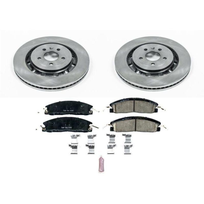 Power Stop 13-19 Ford Explorer Front Autospecialty Brake Kit Brake Kits - OE PowerStop