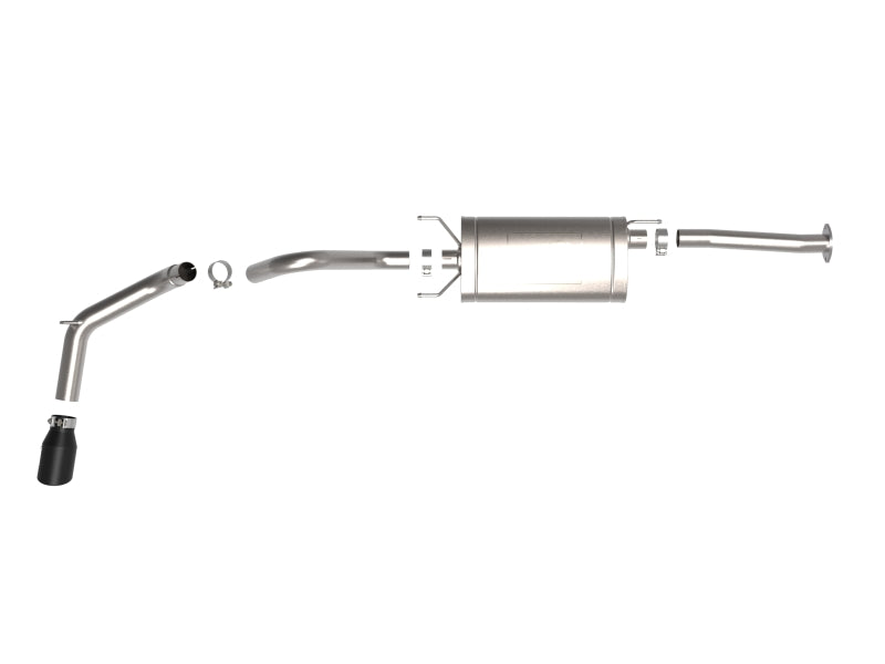aFe 16-22 Toyota Tacoma Apollo GT Series 2.5in. - 3in. 409 SS Cat-Back Exhaust System w/ Black Tip Catback aFe