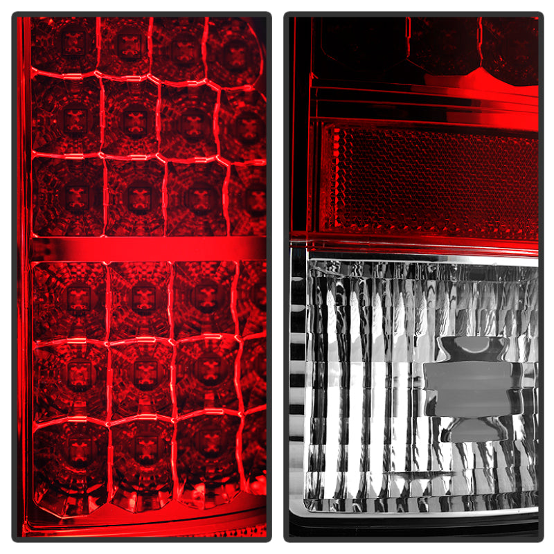 Spyder Chevy Suburban/Tahoe 1500/2500 00-06 LED Tail Lights Red Clear ALT-YD-CD00-LED-RC Tail Lights SPYDER