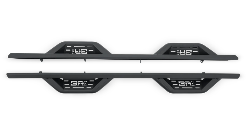 Body Armor 4x4 07-19 Chevrolet Silverado 2500/3500 Crew Cab Ambush Side Steps - Black Side Steps Body Armor 4x4