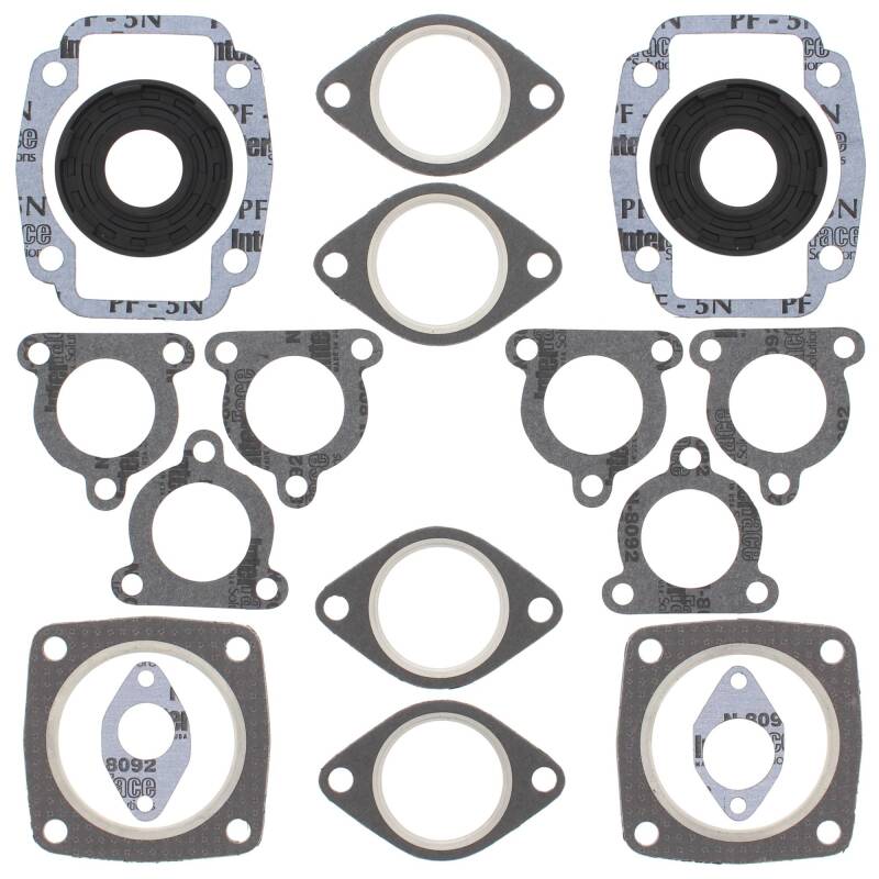 Vertex Gaskets 1994 Arctic Cat Cheetah 440 1 Speed Complete Gasket Kit w/ Oil Seals Engine Hardware Vertex Pistons
