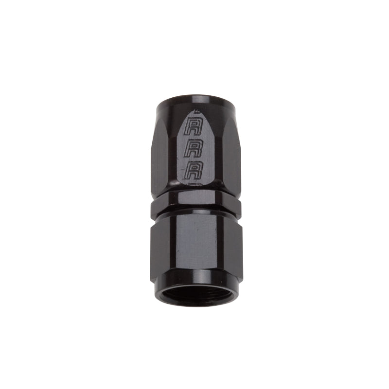 Russell Performance -6 AN Black Straight Full Flow Hose End Fittings Russell