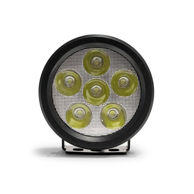 DV8 Offroad 3.5in Round 16W Driving Light Spot 3W LED - Black Light Bars & Cubes DV8 Offroad