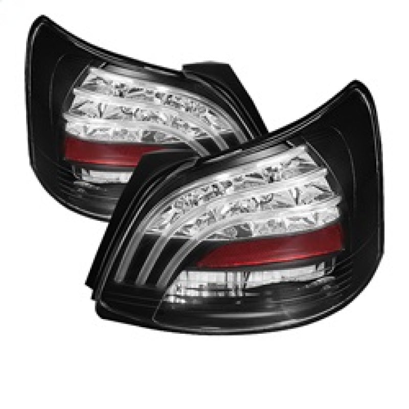 Spyder Toyota Yaris 07-09 4Dr LED Tail Lights Blk ALT-YD-TYA074D-LED-BK Tail Lights SPYDER