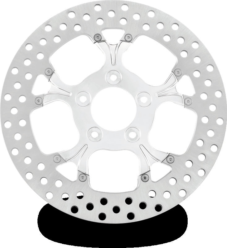 Performance Machine Disc/Carr 13x.20 Sf Galaxy Right - Polished Brake Rotors - Drilled Performance Machine