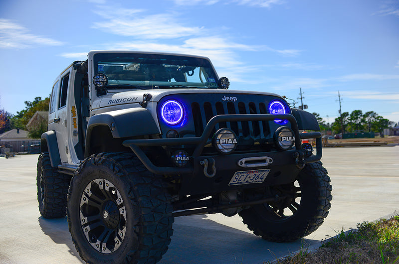 Oracle 07-16 Jeep Wrangler JK SMD HL - ColorSHIFT w/ BC1 Controller Headlights ORACLE Lighting
