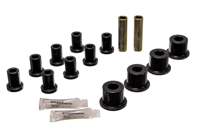 Energy Suspension Rear Spring And Shackle Bushng - Black Bushing Kits Energy Suspension