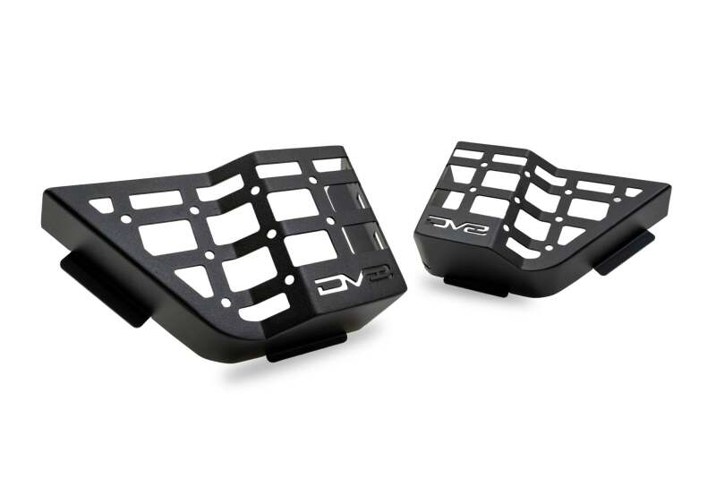 DV8 Offroad 11-18 Jeep Wrangler JK 4 Door Only Rear Door Pocket Molle Panels - Black Exterior Trim DV8 Offroad