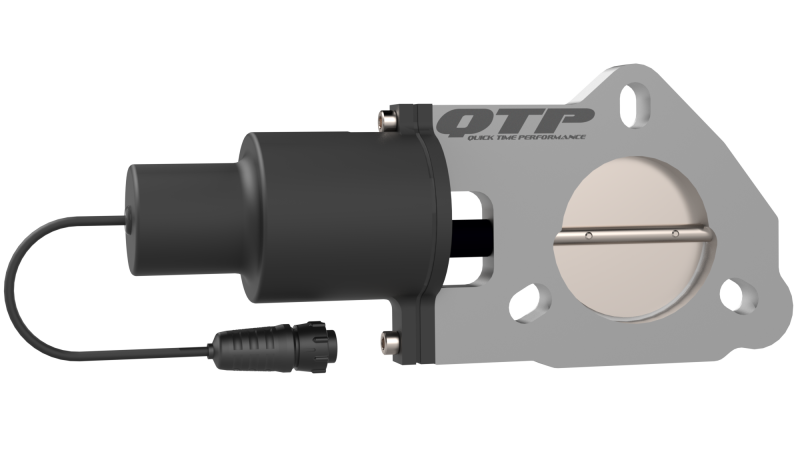 QTP 2.25in Bolt-On QTEC Electric Cutout Valve - Single Exhaust Cutouts QTP