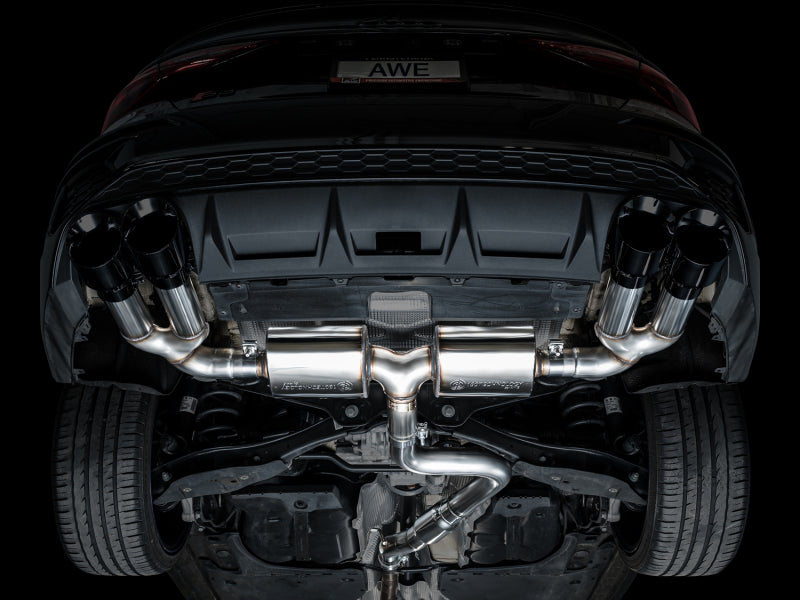 AWE Tuning 22-24 Audi 8Y S3 Touring Edition Exhaust - Diamond Black Tips Catback AWE Tuning