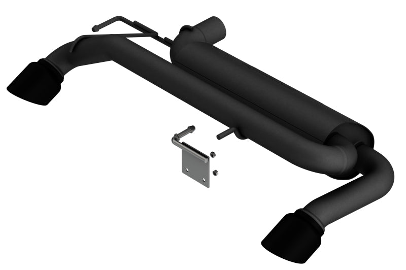 Borla 21-22 Ford Bronco 2.3L 4WD Touring Axle Back Exhaust w/ Black Coated Tips Axle Back Borla