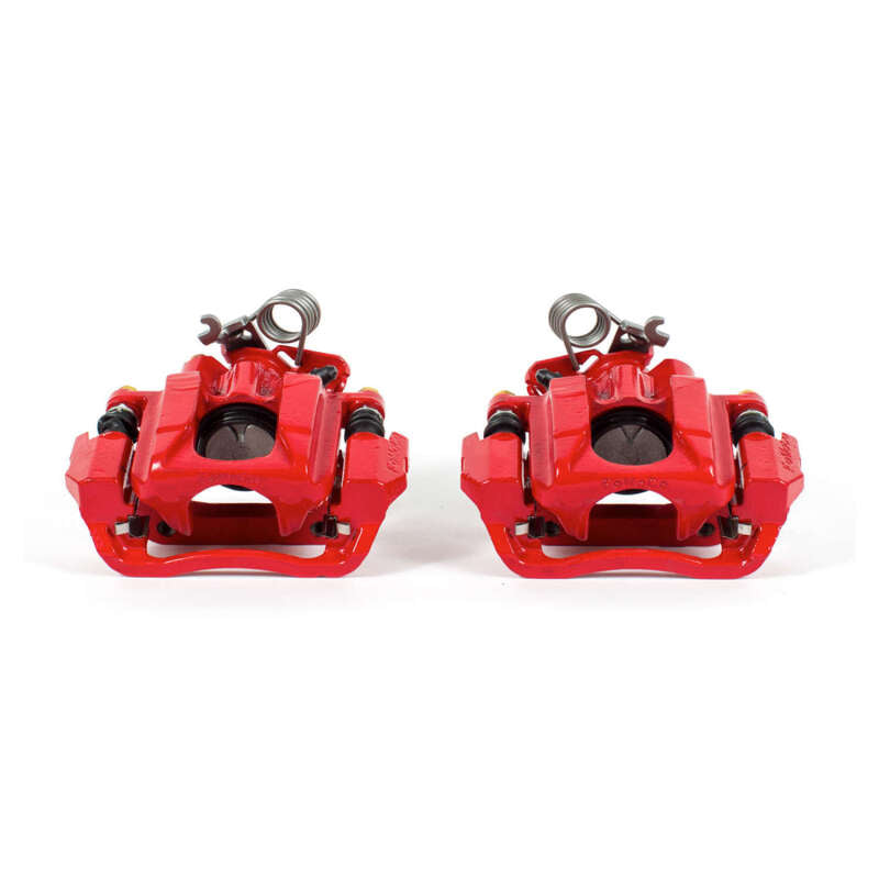 Power Stop 11-16 Ford Explorer Rear Red Calipers w/Brackets - Pair Brake Calipers - Perf PowerStop