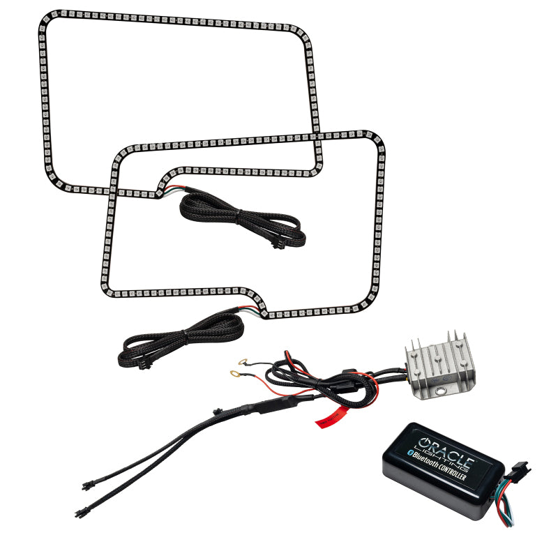 Oracle 09-14 Ford F150/Raptor Dynamic Headlight Halo Kit - ColorSHIFT - Dynamic Headlights ORACLE Lighting