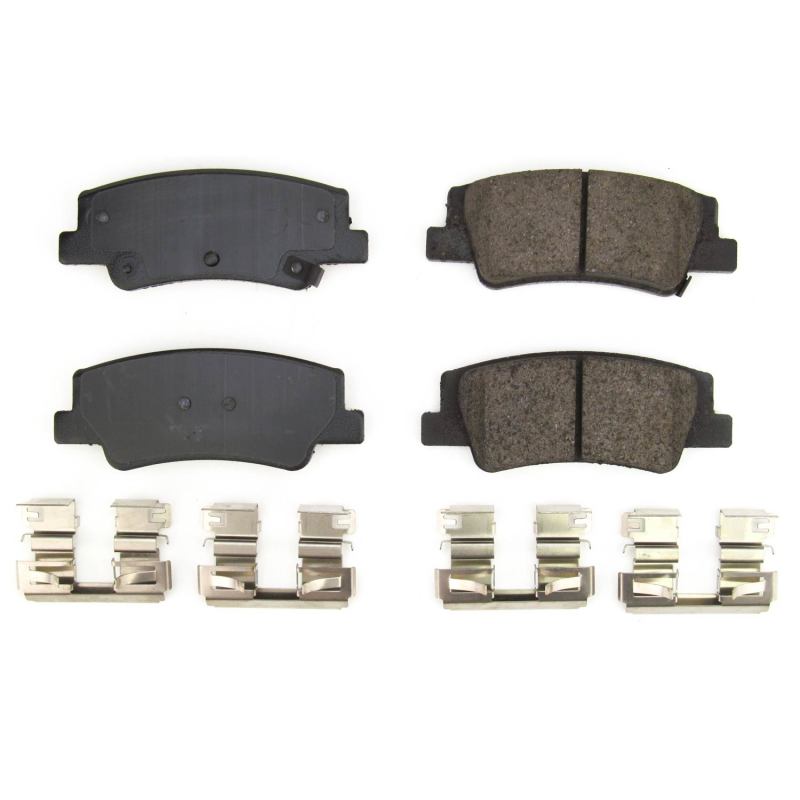 Power Stop 2021 Kia K5 Rear Z17 Evo Ceramic Pad w/Hardware Brake Pads - OE PowerStop