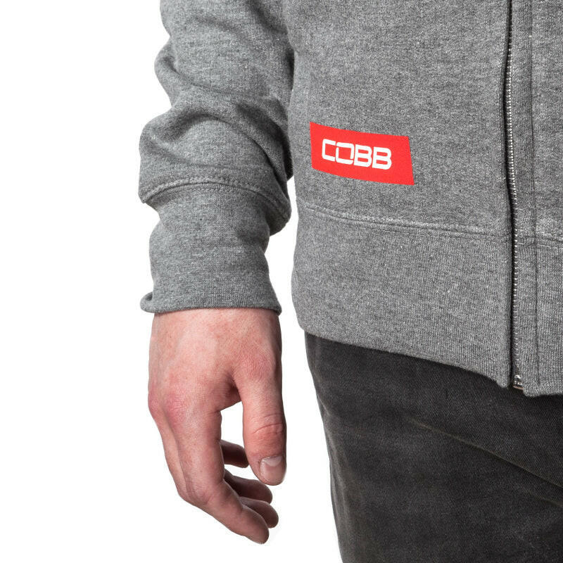 Cobb Grey Zippered Hoodie - Size X-Small Shirts COBB