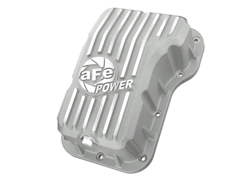 aFe POWER Transmission Pan Jeep Wrangler (JL) 18-25 L4-2.0L- Raw Diff Covers aFe