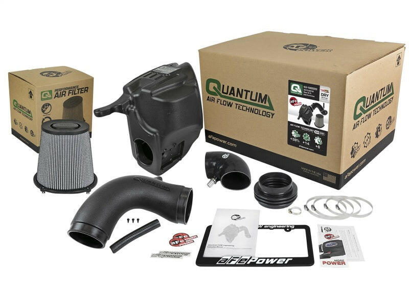 aFe Quantum Pro DRY S Cold Air Intake System 13-18 Dodge Cummins L6-6.7L - Dry Cold Air Intakes aFe