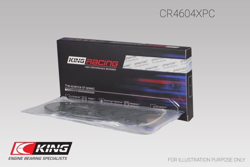 King Engine Bearings Ford 2.3L Duratec Mazda L3-VDT MZR Turbo (Size 0.26) Connecting Rod Bearing Set Bearings King Engine Bearings