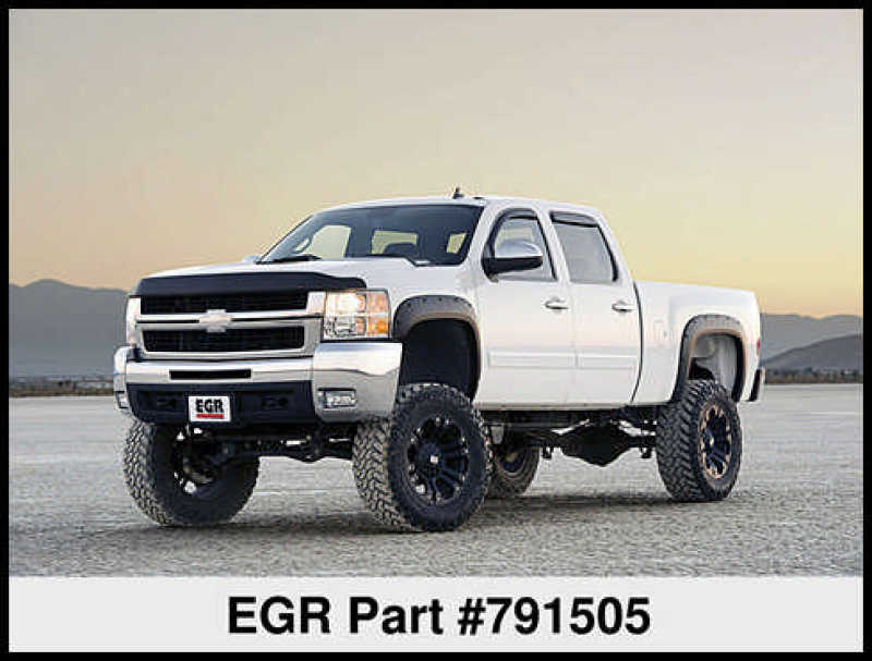 EGR 07-13 Chev Silverado 6-8ft Bed Bolt-On Look Fender Flares - Set - Matte Fender Flares EGR
