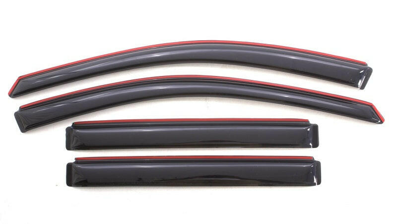 AVS 08-17 Buick Enclave Ventvisor In-Channel Front & Rear Window Deflectors 4pc - Smoke Wind Deflectors AVS