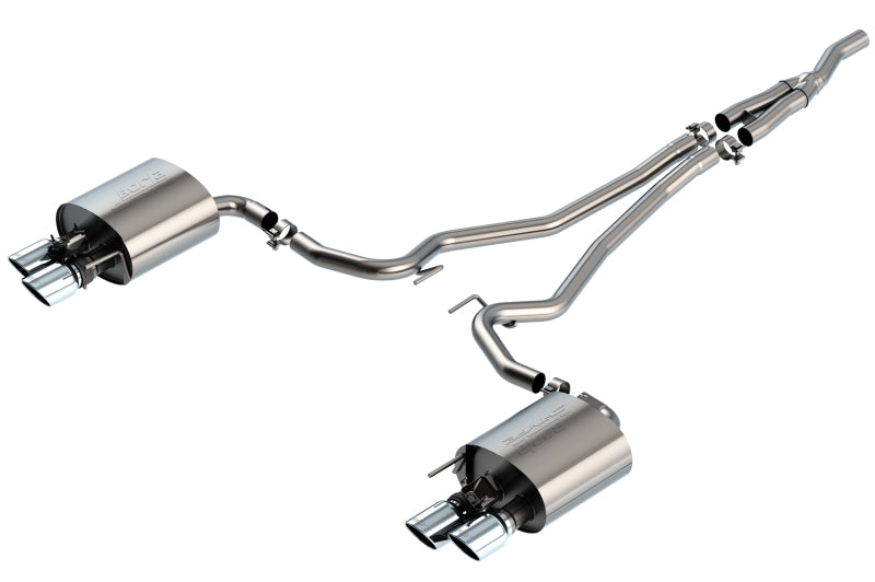 Borla 19-20 Ford Mustang Ecoboost 2.3L 2.25in S-type Exhaust w/ Valves Catback Borla