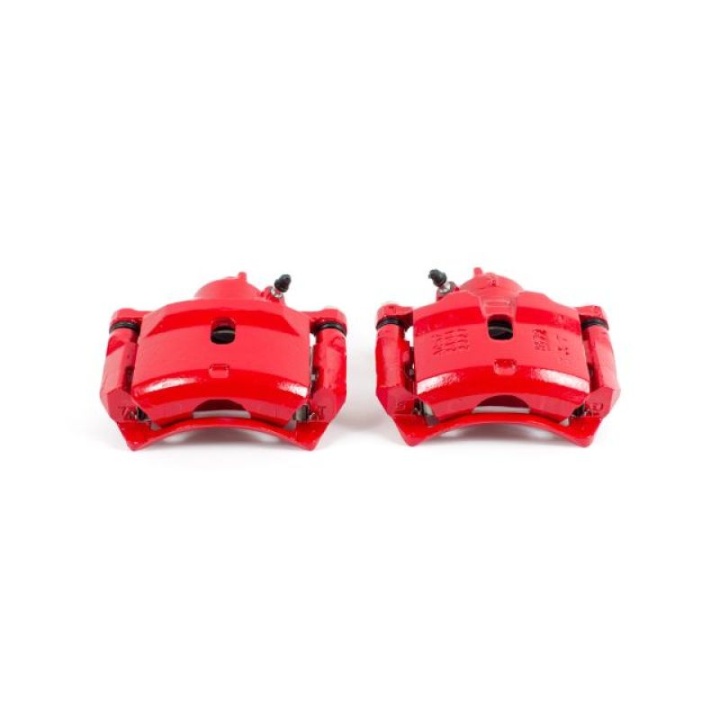 Power Stop 97-99 Acura CL Front Red Calipers w/Brackets - Pair Brake Calipers - Perf PowerStop