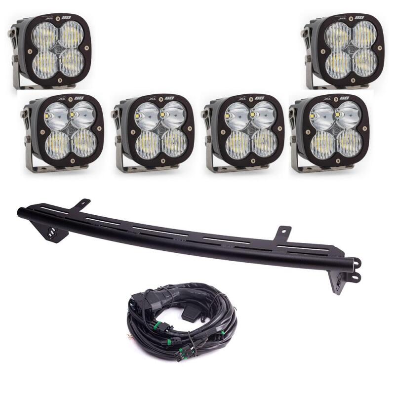 Baja Designs 23+ Ford Super Duty XL 80 Bull Bar Light Kit w/ Upfitter Light Bars & Cubes Baja Designs