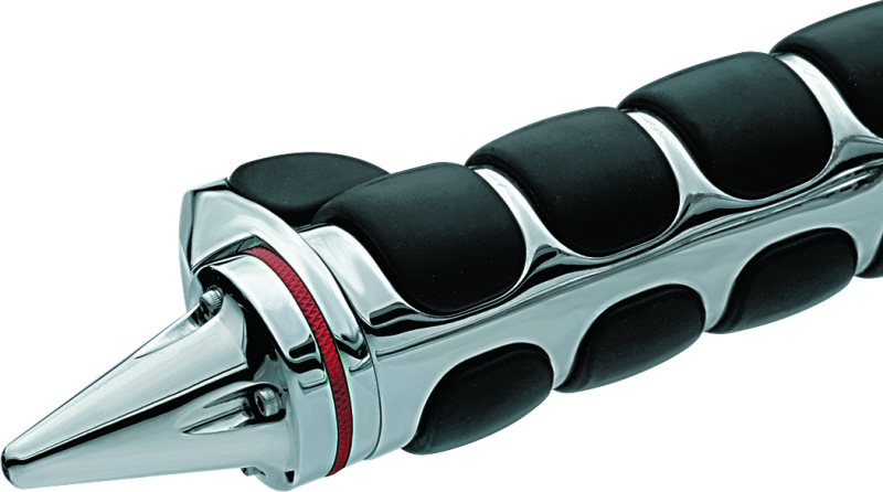 Kuryakyn Stiletto End Caps Chrome Grips Kuryakyn