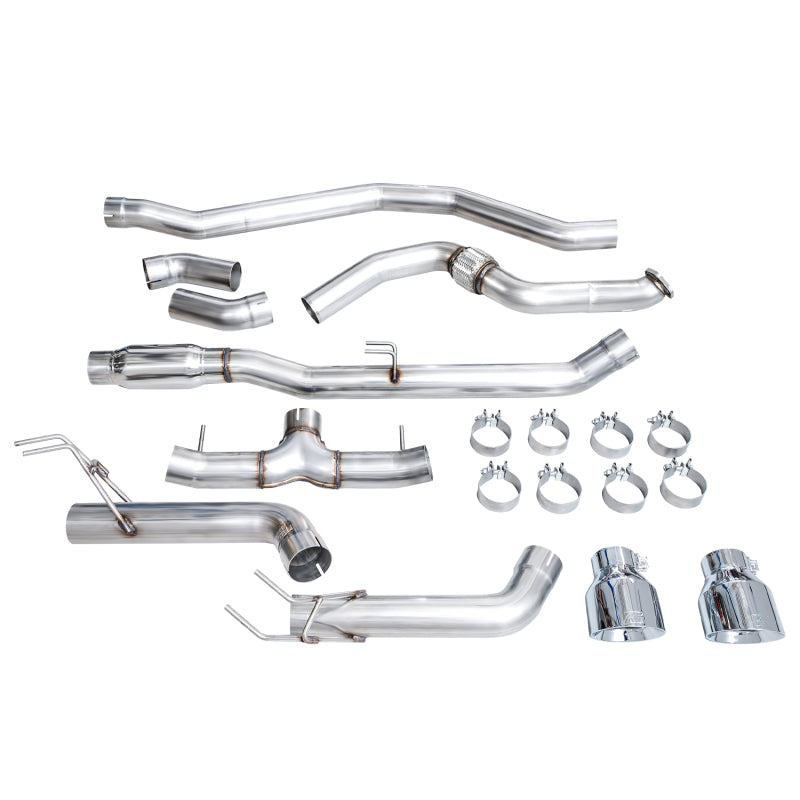 AWE Tuning 22+ Honda Civic Si/Acura Integra Track Edition Catback Exhaust - Dual Chrome Silver Tips Catback AWE Tuning