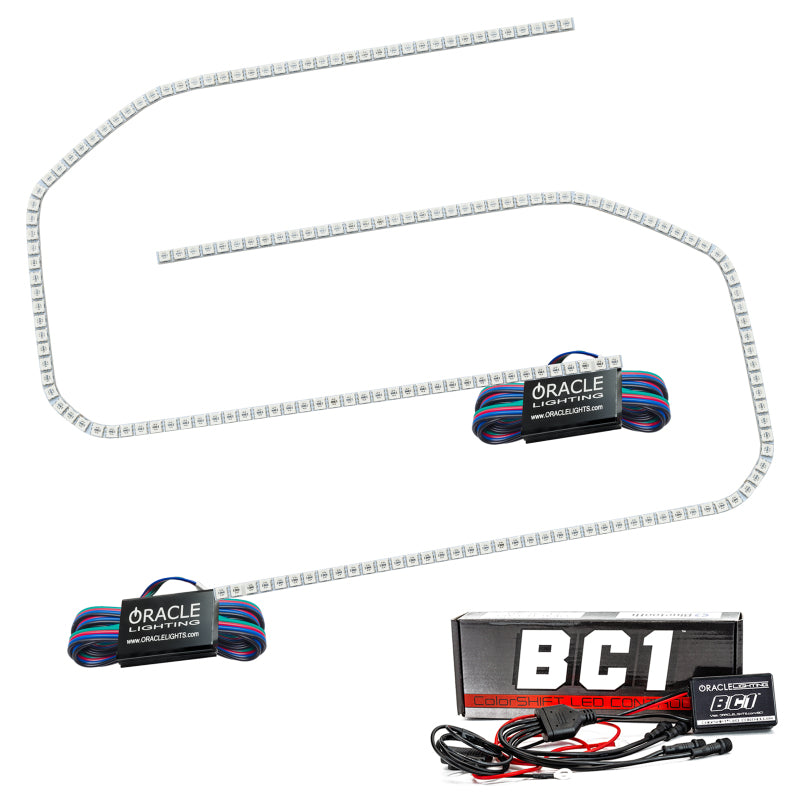 Oracle 16-18 GMC Sierra Headlight DRL Upgrade Kit - ColorSHIFT w/ BC1 Controller Headlights ORACLE Lighting