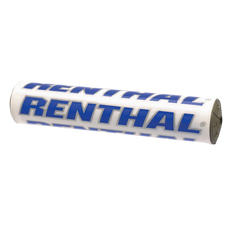 Renthal SX Pad 10 in. White/Silver/ Blue Bar Pads Renthal