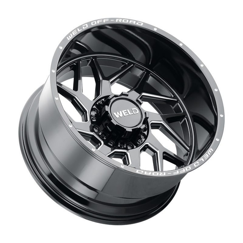 Weld Off-Road W117 22X12 Fulcrum 8X180 ET-44 BS4.75 Gloss Black MIL 124.3 Wheels - Cast Weld