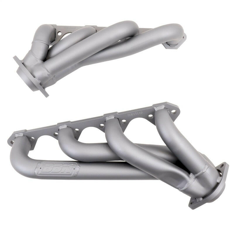 BBK 79-93 Mustang 351 Swap Shorty Unequal Length Exhaust Headers - 1-5/8 Titanium Ceramic Headers & Manifolds BBK