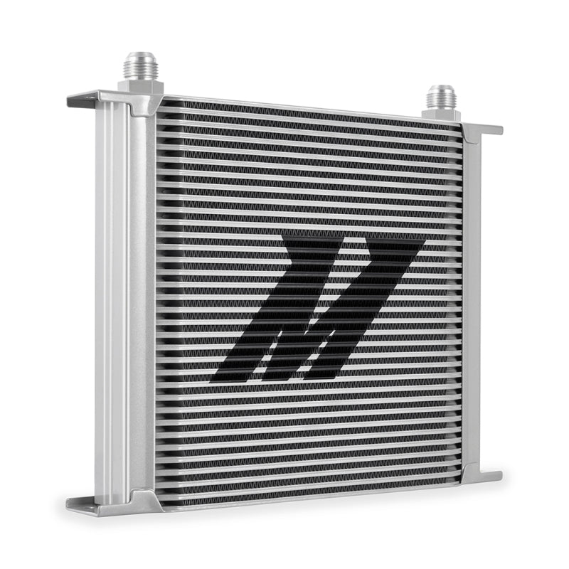 Mishimoto Universal 34 Row Oil Cooler - Silver Oil Coolers Mishimoto