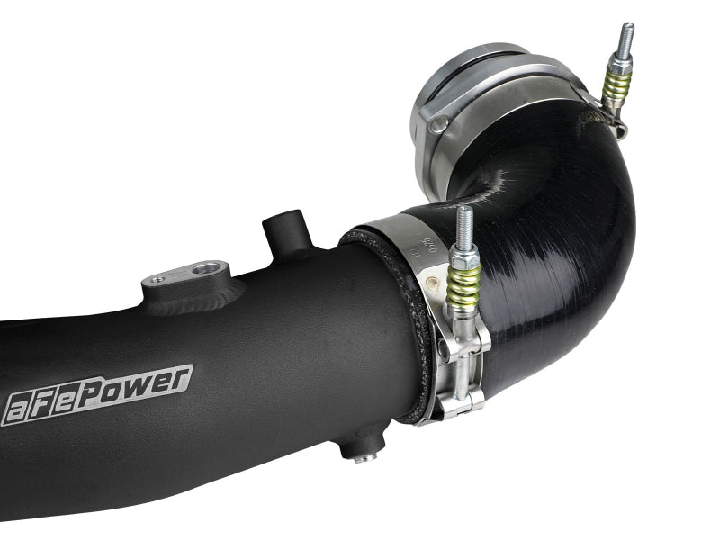 aFe BladeRunner 2.5-3in Hot Side Charge Pipe Black 20-21 BMW Z4 M40i (G29) L6-3.0L (t) B58 Intercoolers aFe