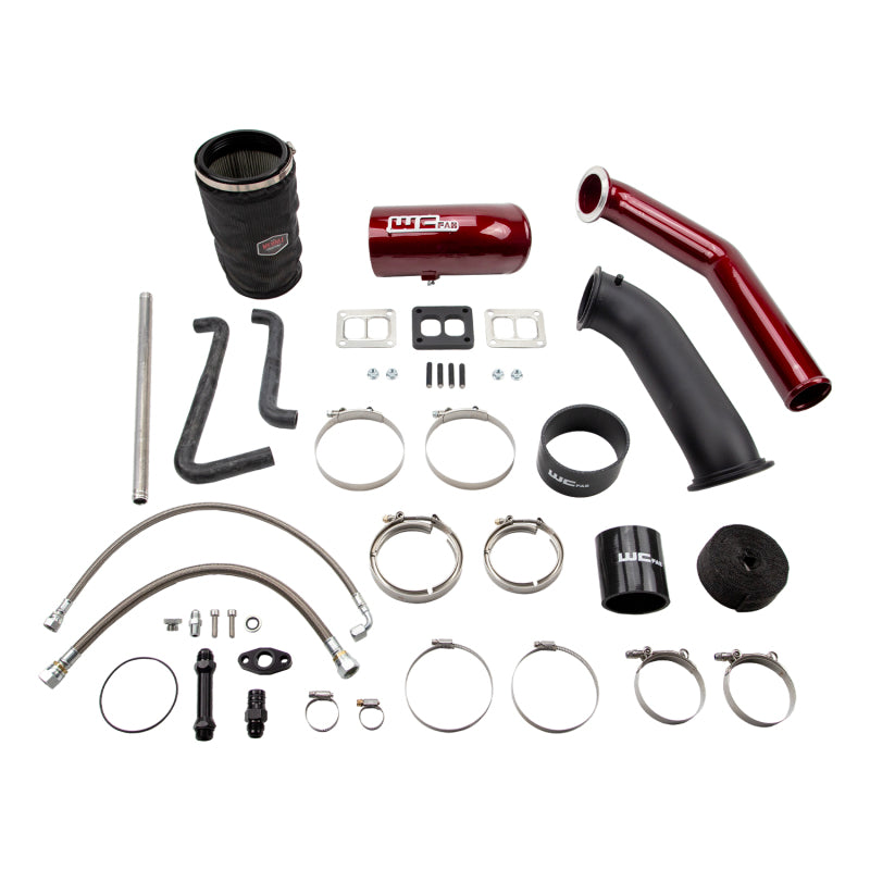 Wehrli 04.5-07 Dodge 5.9L Cummins S400 Turbo 2nd Gen Swap Kit (No Turbo/Manifold) - WCFab Red Turbo Upgrade Components Wehrli