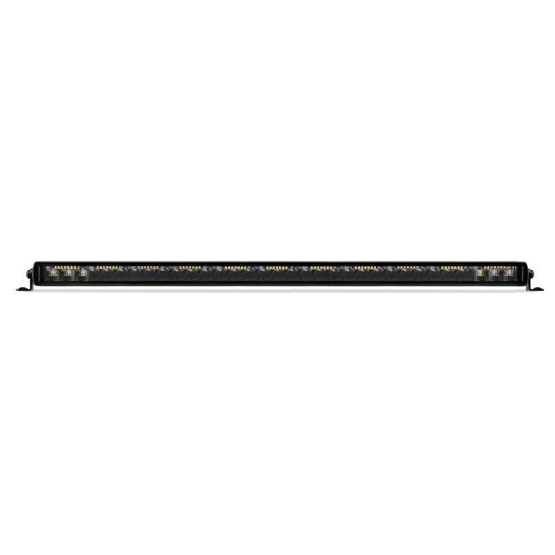 Go Rhino Xplor Blackout Combo Series Sgl Row LED Light Bar w/Amber (Side/Track Mount) 31.5in. - Blk Light Bars & Cubes Go Rhino
