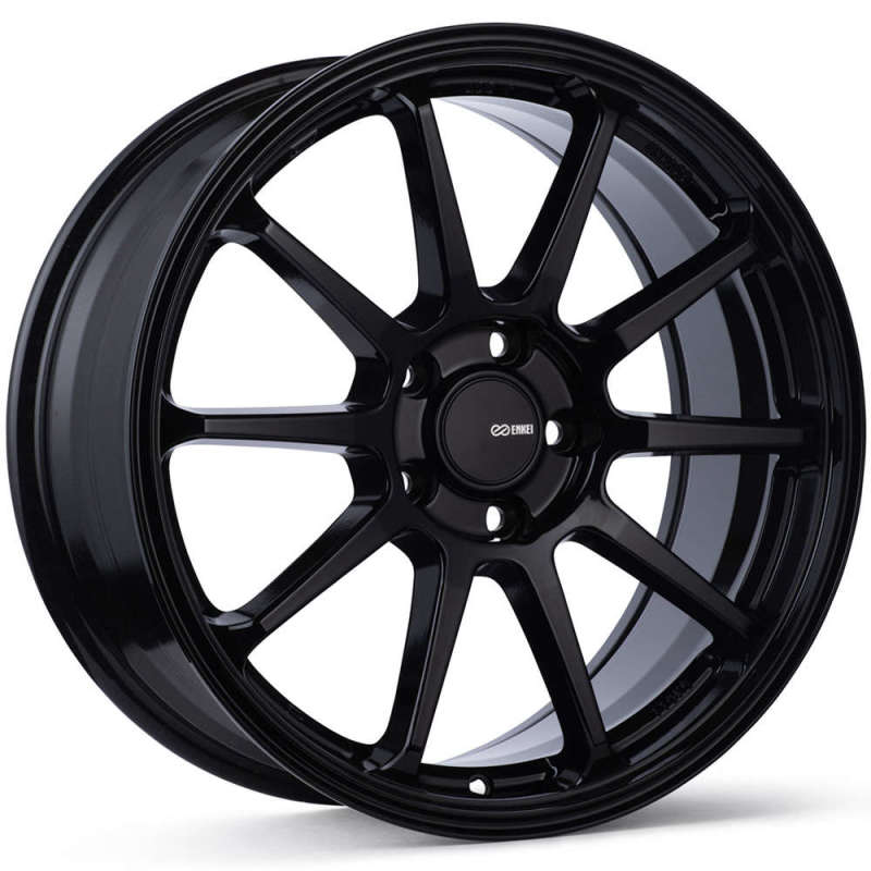 Enkei PX-10 19x8 5x112 45mm Offset 72.6mm Bore Gloss Black Wheel Wheels - Cast Enkei