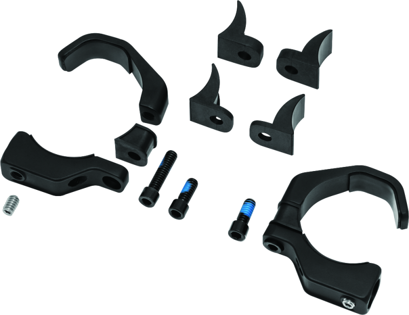 Kuryakyn Pipe Wrench Fork Mounts Black Seats Kuryakyn