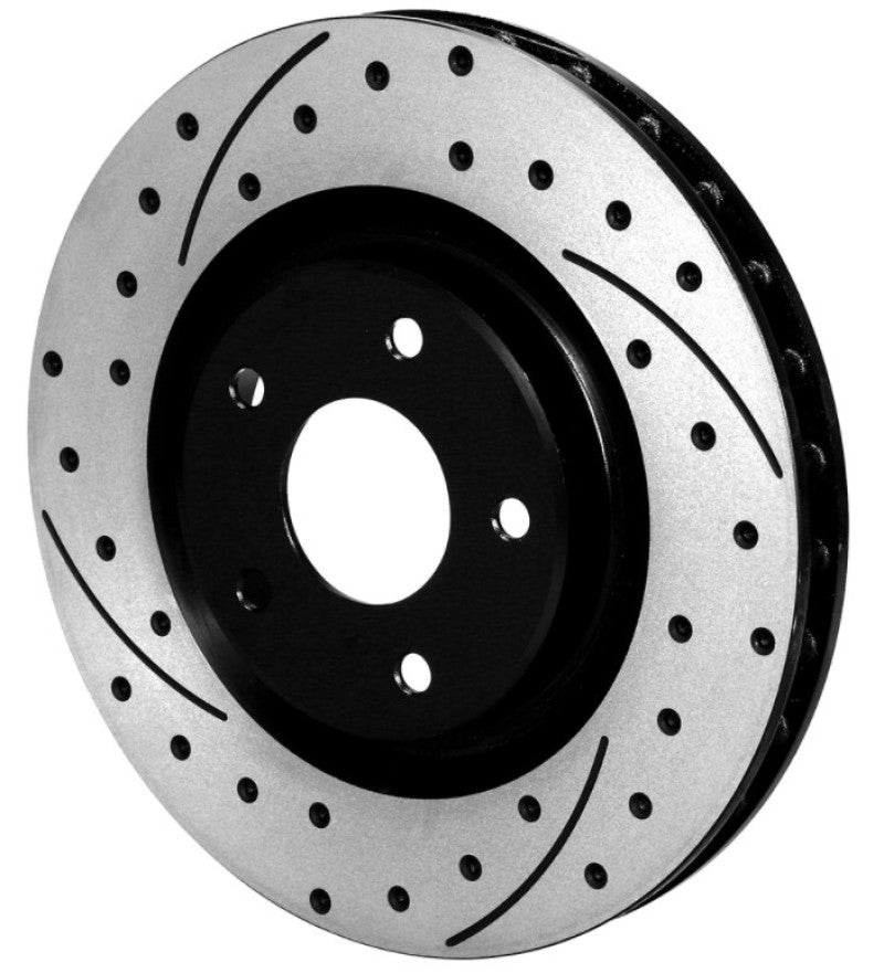 Wilwood Rotor-Front-SRP-C5/C6 Vette L/H-BLK 12.80 x 1.25 - 5 x 4.76 Brake Rotors - 2 Piece Wilwood