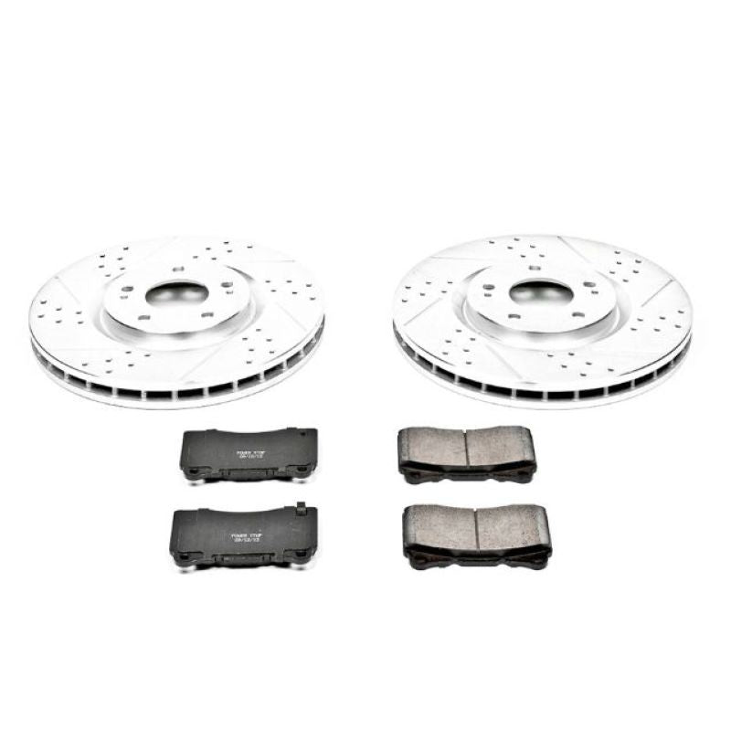 Power Stop 03-06 Mitsubishi Lancer Front Z23 Evolution Sport Brake Kit Brake Kits - Performance D&S PowerStop