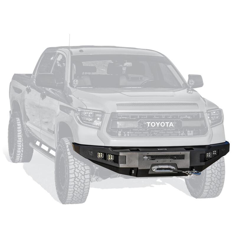 Westin 14-21 Toyota Tundra Pro-Series Front Bumper - Textured Black Bumpers - Steel Westin