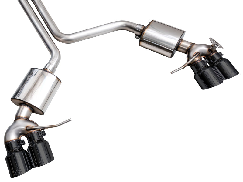 AWE Tuning 2022+ Porsche Macan 2.9TT Touring Edition Cat-Back Exhaust w/ Diamond Black Tips Catback AWE Tuning