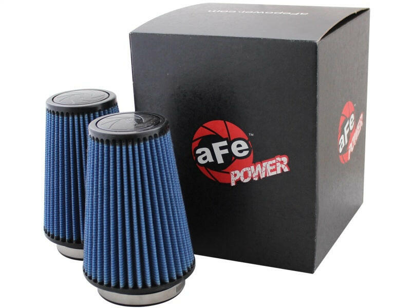 aFe MagnumFLOW IAF PRO 5R EcoBoost Stage 2 Replacement Air Filter 3-1/2F x 5B x 3-1/2T x 7H x 1 FL Air Filters - Universal Fit aFe