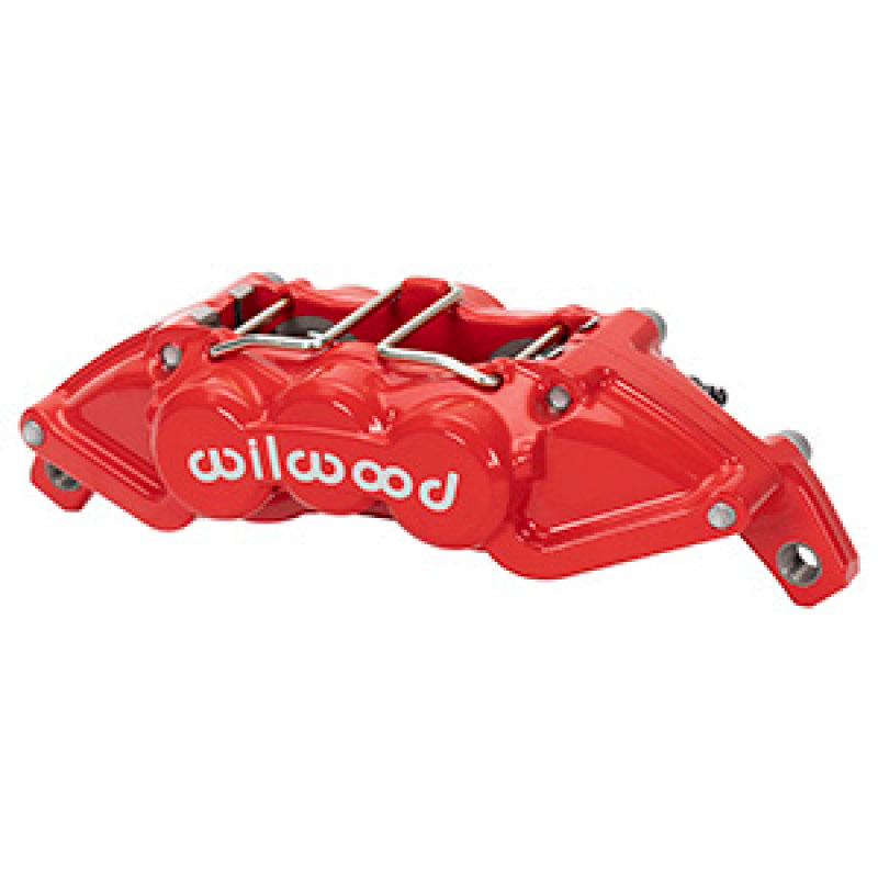 Wilwood Universal UTV4 Caliper 1.12/1.12in Pistons 25in Rotor - Red Brake Kits - Performance Drill Wilwood