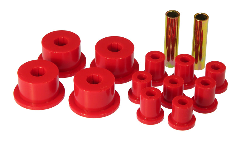 Prothane 70-83 AMC 2.0 OD Spring & Shackle Bushings - Red Bushing Kits Prothane