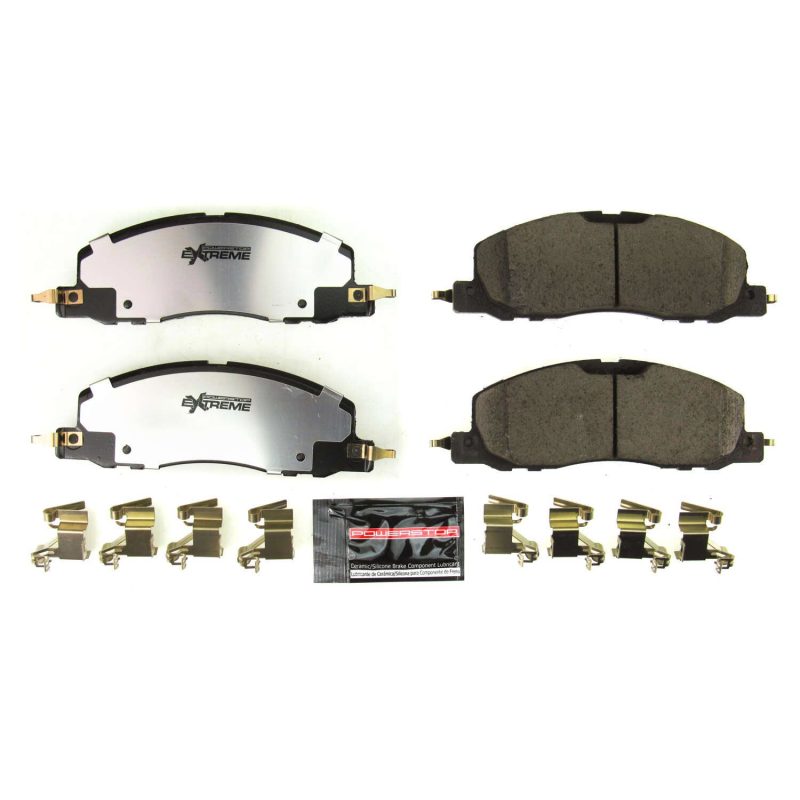 Power Stop 20-21 Ford Explorer Front Z36 Truck & Tow Brake Pads w/Hardware Brake Pads - Performance PowerStop